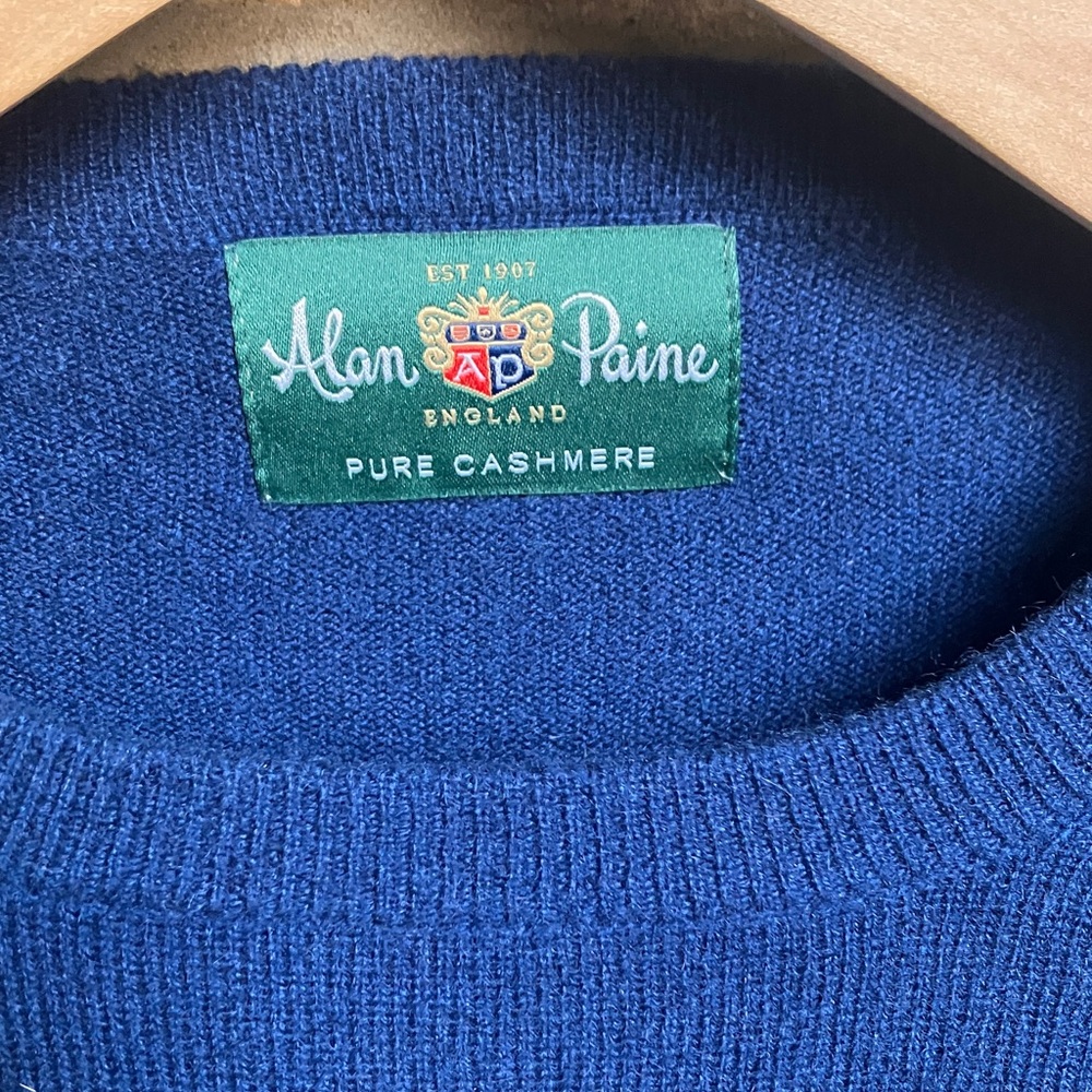 Alan Paine 100% pure cashmere sweater - Picture 3 of 14